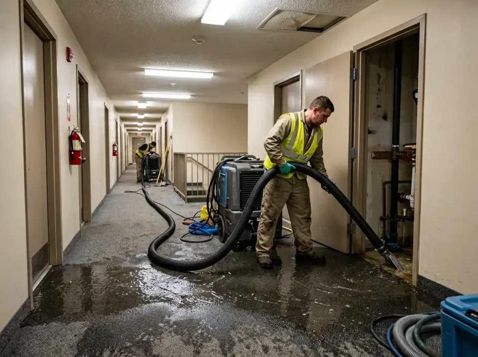 multi-unit-apartment-hallway-f-005 — frequently asked questions, Emergency Burst Pipe Water Extraction & Removal in Bright,…